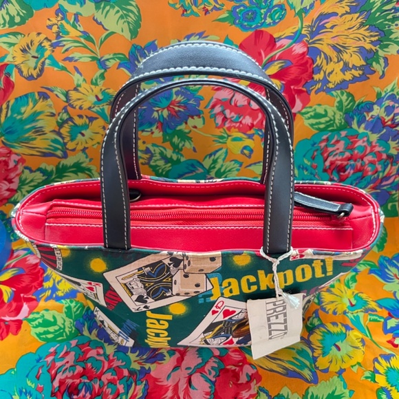 VINTAGE Bag Novelty Convertible Casino/Gambling - Picture 6 of 11